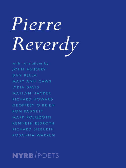 Title details for Pierre Reverdy by Pierre Reverdy - Available